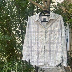 Vintage Liz wear Plaid Button Down Shirt
